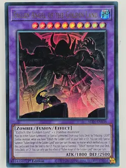 Yu Gi Oh - ALIN-EN036 Fallen Angel Of The Golden Land - Ultra Rare - Image 1