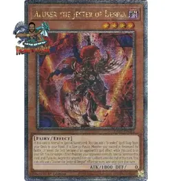 Yugioh! 1x Aluber the Jester of Despia RA02-EN016 Quarter Century Secret Rare NM - Image 1