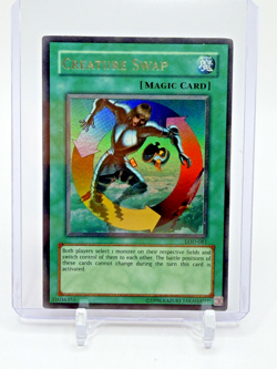YU-GI-OH! CREATURE SWAP MAGIC CARD LOD-081 LEGACY OF DARKNESS KONAMI 1996 TCG - Image 1