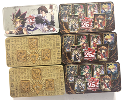 YuGiOh Empty Tins Lot 6 Collection Card Storage - Image 2