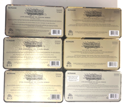 YuGiOh Empty Tins Lot 6 Collection Card Storage - Image 3