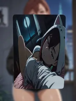Momo Ayase Dandadan Anime Waifu Sexy Goddess Doujin Lewd Hentai Card - Image 1