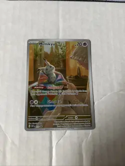 Pokemon TCG Mimikyu Scarlet & Violet Promo Card 075/Promo Near Mint Condition - Image 1