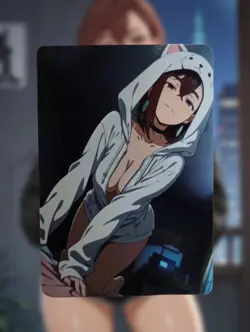 Momo Ayase Dandadan Anime Waifu Sexy Goddess Doujin Lewd Hentai Card - Image 1