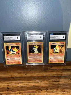 Pokemon Card Quilava 1999 Japanese Neo Premium File Full Collection - Image 2