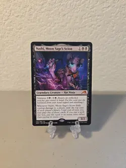 MTG Nashi Moon Sage's Scion LP Kamigawa Neon Dynasty - Image 1