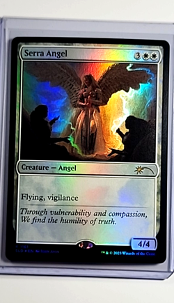 2023 MTG Magic the Gathering SLD Secret Lair Drop Foil #1161 Serra Angel - Image 1