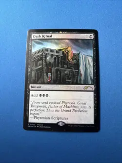 MTG Dark Ritual FOIL 005 English Comic Promo In Hand! Rare! - Image 1
