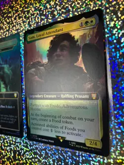 MTG Mythic Foil: 0090 Sam, Loyal Attendant (Extended Art); 0370 Redhorn Pass - Image 4