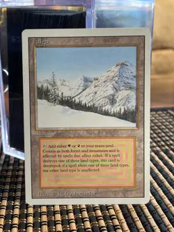 Taiga Revised Dual Land MTG Magic The Gathering Rare NM Near Mint - Image 1
