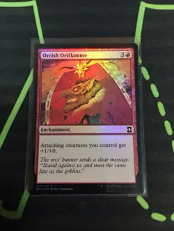 MTG Magic The Gathering Orcish Oriflamme Foil EMA Red Enchantment - Image 1