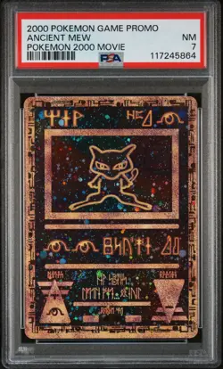 2000 POKEMON GAME MOVIE ANCIENT MEW POKEMON 2000 MOVIE PROMO PSA 7 - Image 1