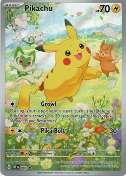 Pokemon: SV: Scarlet & Violet Promo Cards: Holofoil Pikachu: LP Condition - Image 1