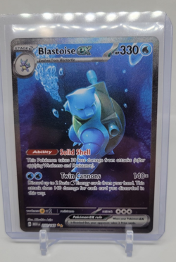 Pokemon Blastoise EX Scarlet & Violet-151 200/165 Holo Special Illustration - Image 1