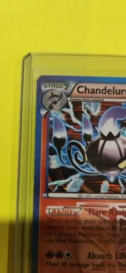 Pokemon Black & White Plasma Freeze 16/116 Holo Chandelure Nintendo LP/NM 2013 - Image 5