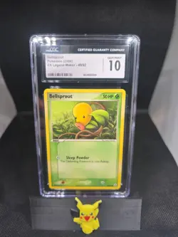 BELLSPROUT 2006 Pokemon EX Legend Maker 49/92 - CGC 10 GEM MINT - Image 1