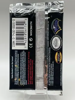 1999 Pokemon Team Rocket Booster Pack - Unlimited Edition Factory Sealed Vintage - Image 2