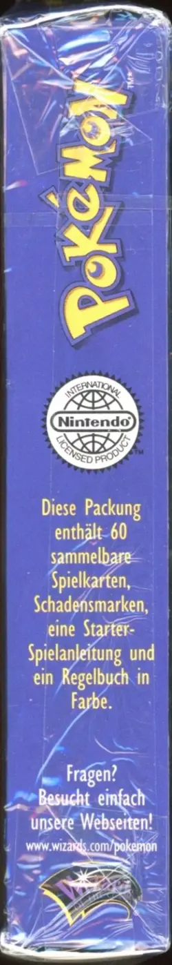1999 Pokemon GERMAN 1st Edition Base Set Machomei-Machamp Starterset Deck SEALED - Image 3