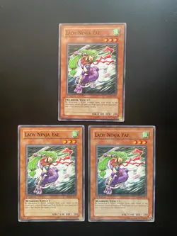 Yugioh Lady Ninja Yae SD8-EN011 Common 1st Edition LP X3 - Image 1