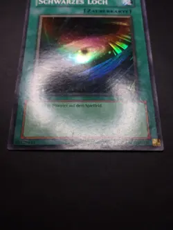 YUGIOH 2003 | DARK HOLE | LOB-G041 | 1ST EDITION | GERMAN | VERY GOOD (MP) - Image 4
