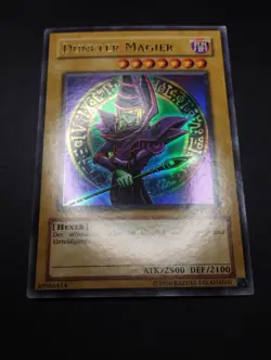 YUGIOH 2003 | DARK MAGICIAN | LOB-G003 | EXCELLENT - VG | GERMAN OLD PRINT - Image 5