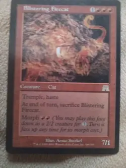 Blistering Firecat Onslaught Regular Rare Magic The Gathering Card - Image 1