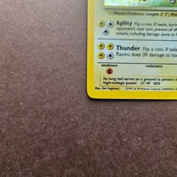 Raichu 16/130 Pokemon Base Set 2 Holo Rare Card - MP - Image 4