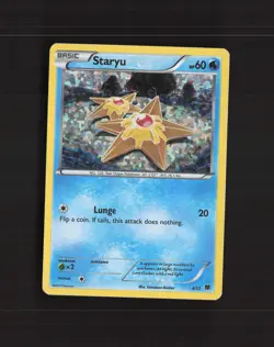 Staryu 4/12 McDonalds 2015 Promos Holo Rare Pokemon Card DMG - Image 1