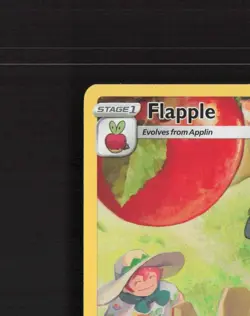 Flapple TG02/TG30 Astral Radiance Full Art Ultra Rare Holo Pokemon Card LP - Image 3