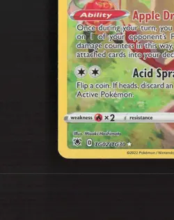 Flapple TG02/TG30 Astral Radiance Full Art Ultra Rare Holo Pokemon Card LP - Image 5