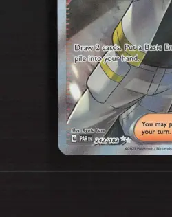 Roark 242/182 Paradox Rift Full Art Ultra Rare Holo Pokemon Card NM - Image 5