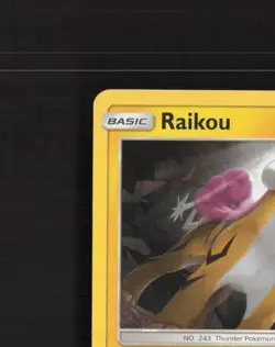 Raikou 32/73 Shining Legends Cracked Ice Holo Rare Pokemon Card NM - Image 3