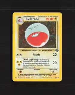 Electrode 2/64 WOTC Jungle Set Holo Rare Pokemon Card LP - Image 1