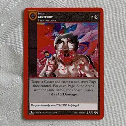 MetaZoo 1st Edition Cryptid Nation Gluttony Card 48/159 Pack Fresh - Image 1