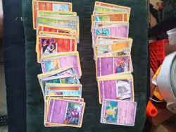 Pokemon Cards 100-Card Lot Common and Uncommon Variants - Image 3