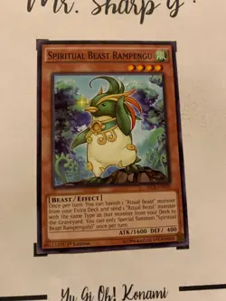 SPIRITUAL BEAST RAMPENGU - 1st EDITION SECE-EN029 ENGLISH Yu-Gi-Oh! CARD COMMON - Image 5