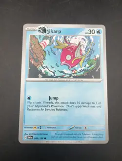 Magikarp 044/198 Large Printer Hickey Error Misprint Pokemon Card(Ink Splash) - Image 1