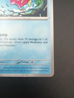 Magikarp 044/198 Large Printer Hickey Error Misprint Pokemon Card(Ink Splash) - Image 4