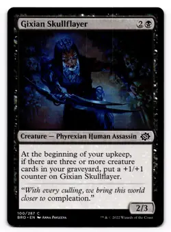 MTG Magic Gixian Skullflayer 100/287 The Brothers' War BRO - Image 1
