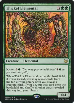 Thicket Elemental - Duel Decks: Nissa vs. Ob Nixilis #021/076 MTG Magic The Gath - Image 1