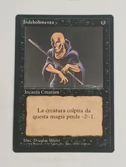 MTG Weakness (Italian Revised (BB)/Black/C) - BGM - Image 1