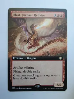 MTG Blast-Furnace Hellkite (BRC) the Brothers' War Extended Regular Rare 059 - Image 1