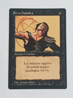 MTG Unholy Strength (Italian Revised (BB)/Black/C) - BGM - Image 1