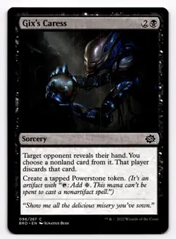 Gix's Caress (096) The Brothers' War BRO MTG Magic - Image 1