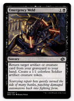 Emergency Weld 093/287 The Brothers' War BRO MTG Magic the Gathering - Image 1