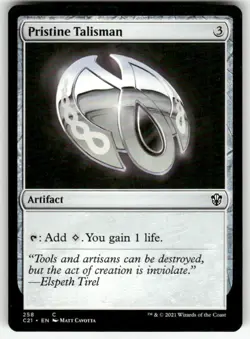 PRISTINE TALISMAN #258 (COMMON) MTG COMMANDER 2021 - Image 1