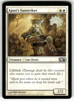 AJANI'S SUNSTRIKER #2 (COMMON) MTG MAGIC 2013 (M13) - Image 1