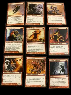 Vtg cards Mtg Magic The Gathering Game Card Lot #1 Red 2011 2012 Used - Image 2