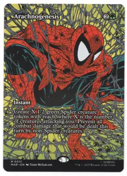 MTG Arachnogenesis 0031 Non-foil (Borderless) Marvel Universe Spider-Man - Image 1