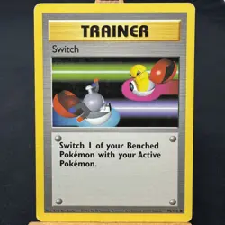 Switch - 95/102 - Base Set - Unlimited - Common - Pokemon TCG - WOTC - Played - Image 1